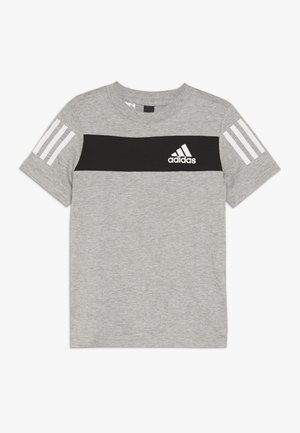 T-shirt con stampa - mottled grey