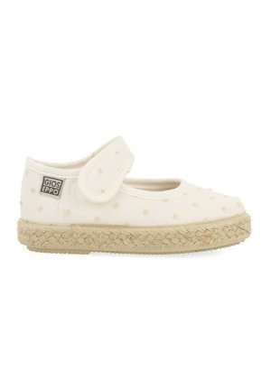 ESTILO MERCEDITAS CON ESTAMPADO DE TOPOS PARA BUTERA  - Babies - blanco