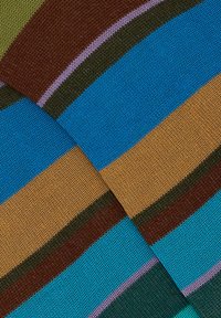 Gallo STRIPES - Calze - erba cioccolato