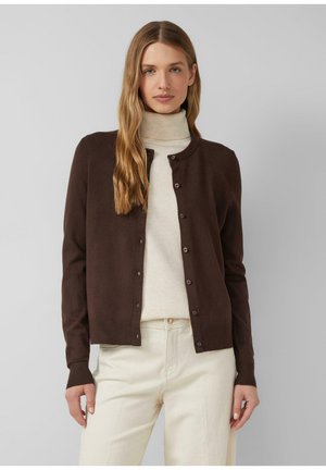 Strickjacke - dunkelbraun