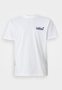 WIPTOPIA SCRIPT - T-shirt imprimé - white/blue