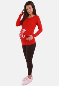 M.M.C. I LOVE YOU - Langarmshirt - rot