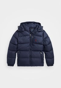 RIPSTOP DOWN HOODED JACKET - Gewatteerde jas - newport navy