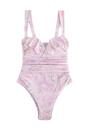 Costume da bagno - lilac purple floral