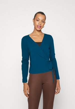 Pieces PCJINDA WRAP - Blouse - reflecting pond