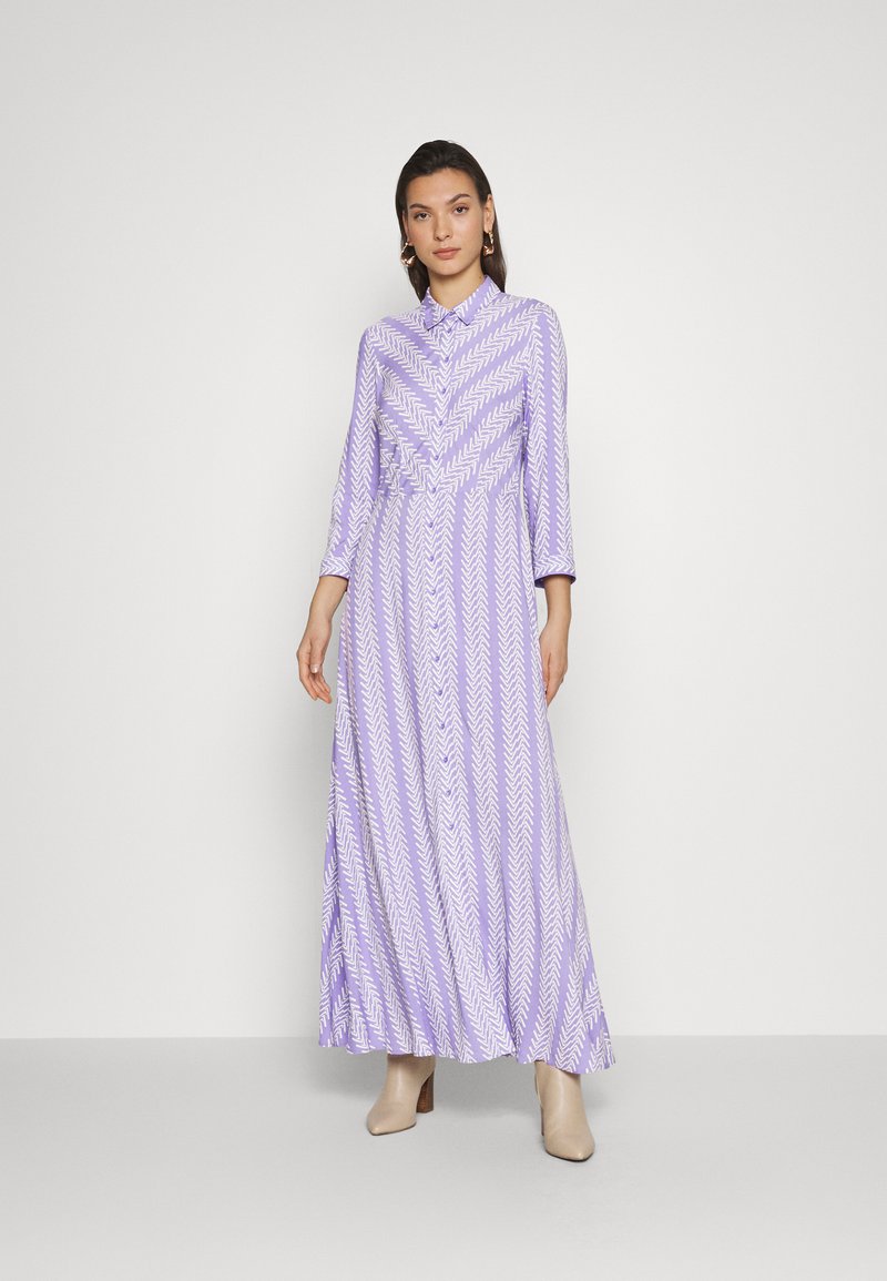 YAS Tall YASSAVANNA LONG SHIRT DRESS Vestido largo lilac/lila Zalando.es