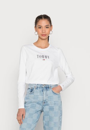 ESSENTIAL LOGO - Long sleeved top - white