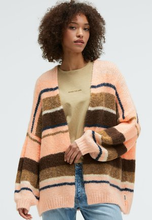 OFFENER KH:EA MIT STREIFEN-DESIGN - Cardigan - multi color