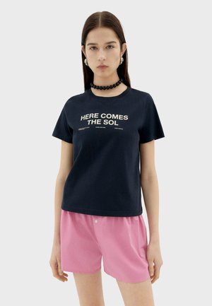 SOL - T-shirt imprimé - midnight blue