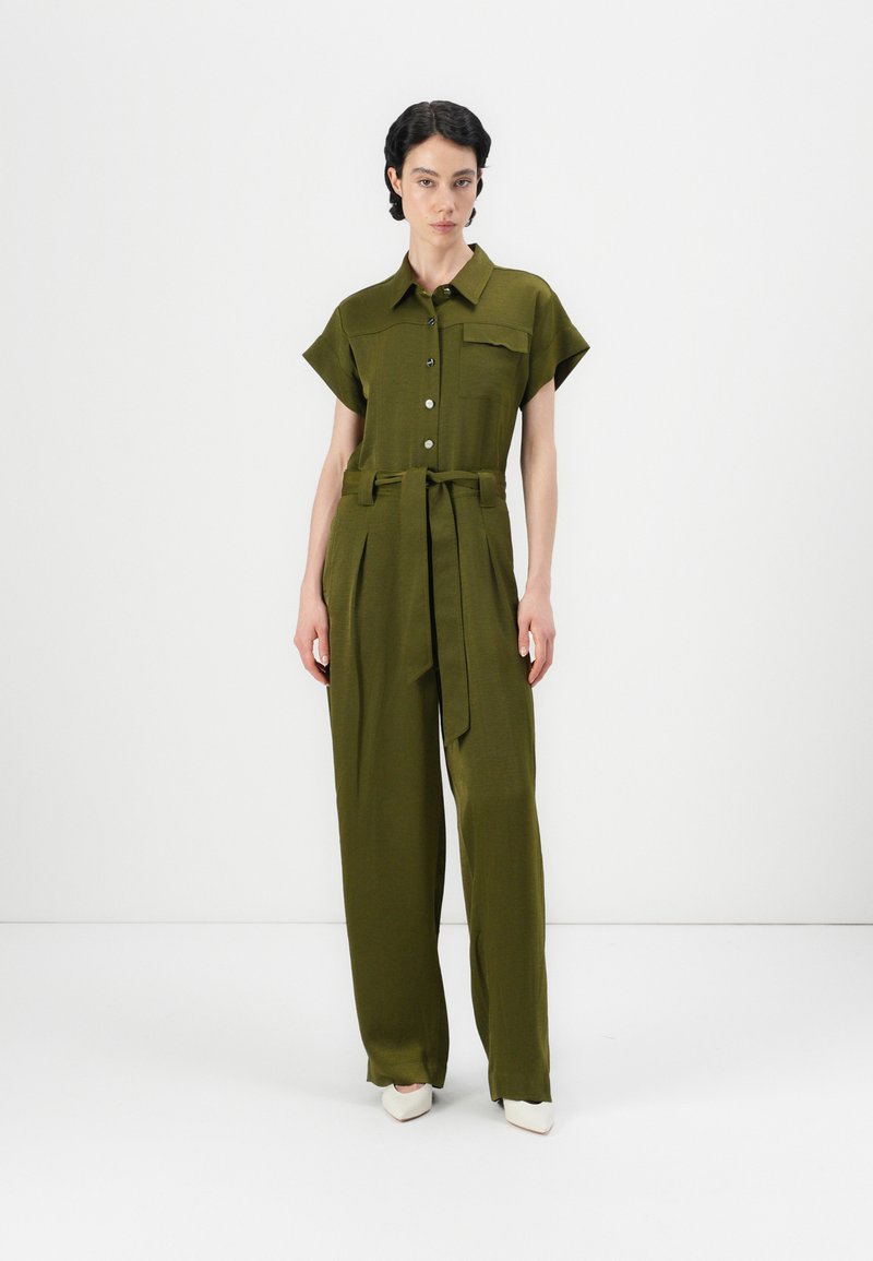 DKNY Jumpsuit olijfgroen DKNY Jumpsuit olijfgroen