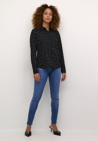 Kaffe SANDY - Camicia - black chalk dot print
