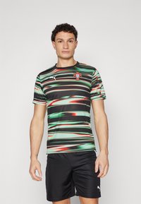 Puma - PORTUGAL PRE-MATCH - Nacionalinės rinktinės apranga - black/white Miniatiūros vaizdas 1
