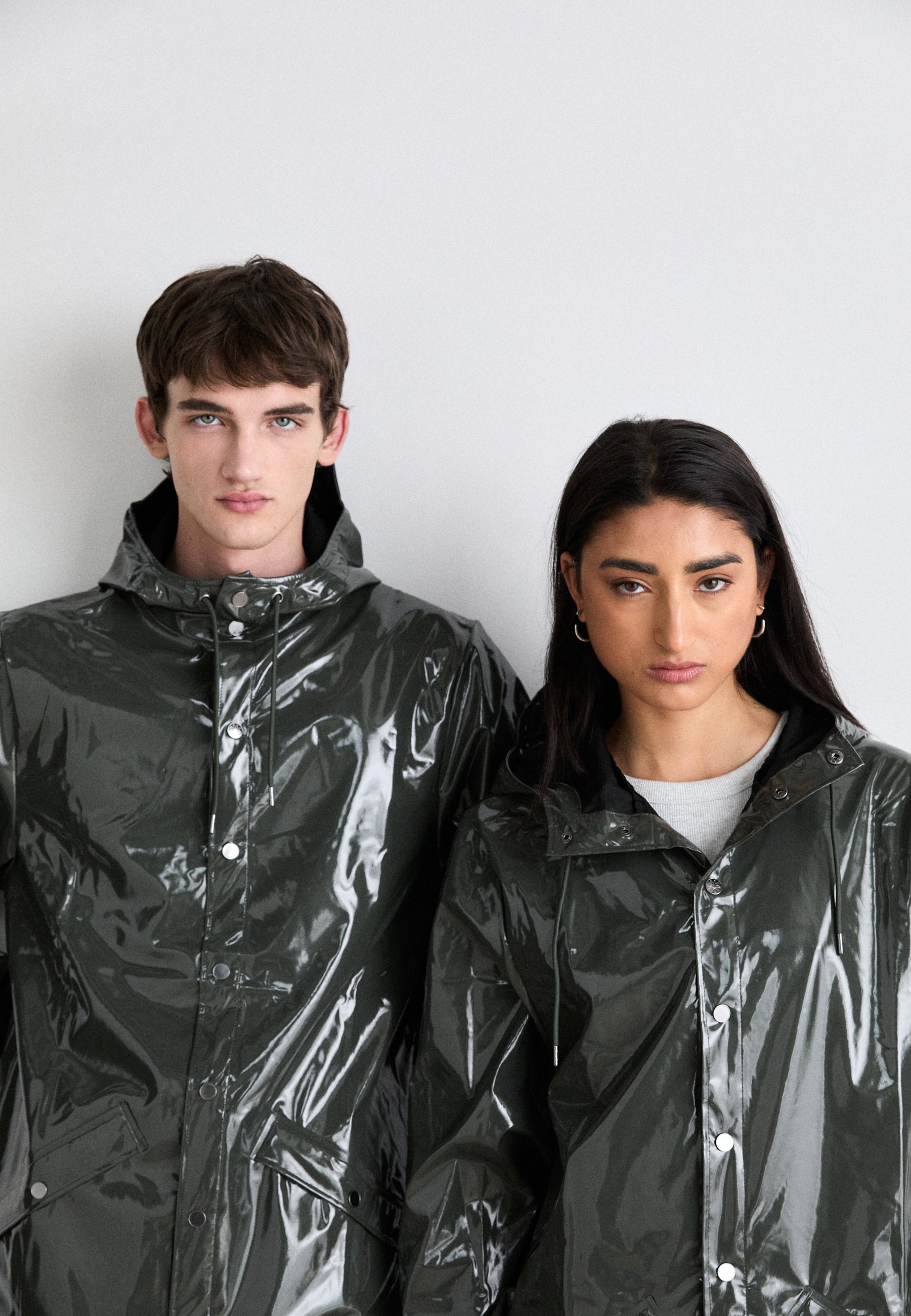 Rains LONG JACKET UNISEX - Parka - swamp/green - Zalando.co.uk