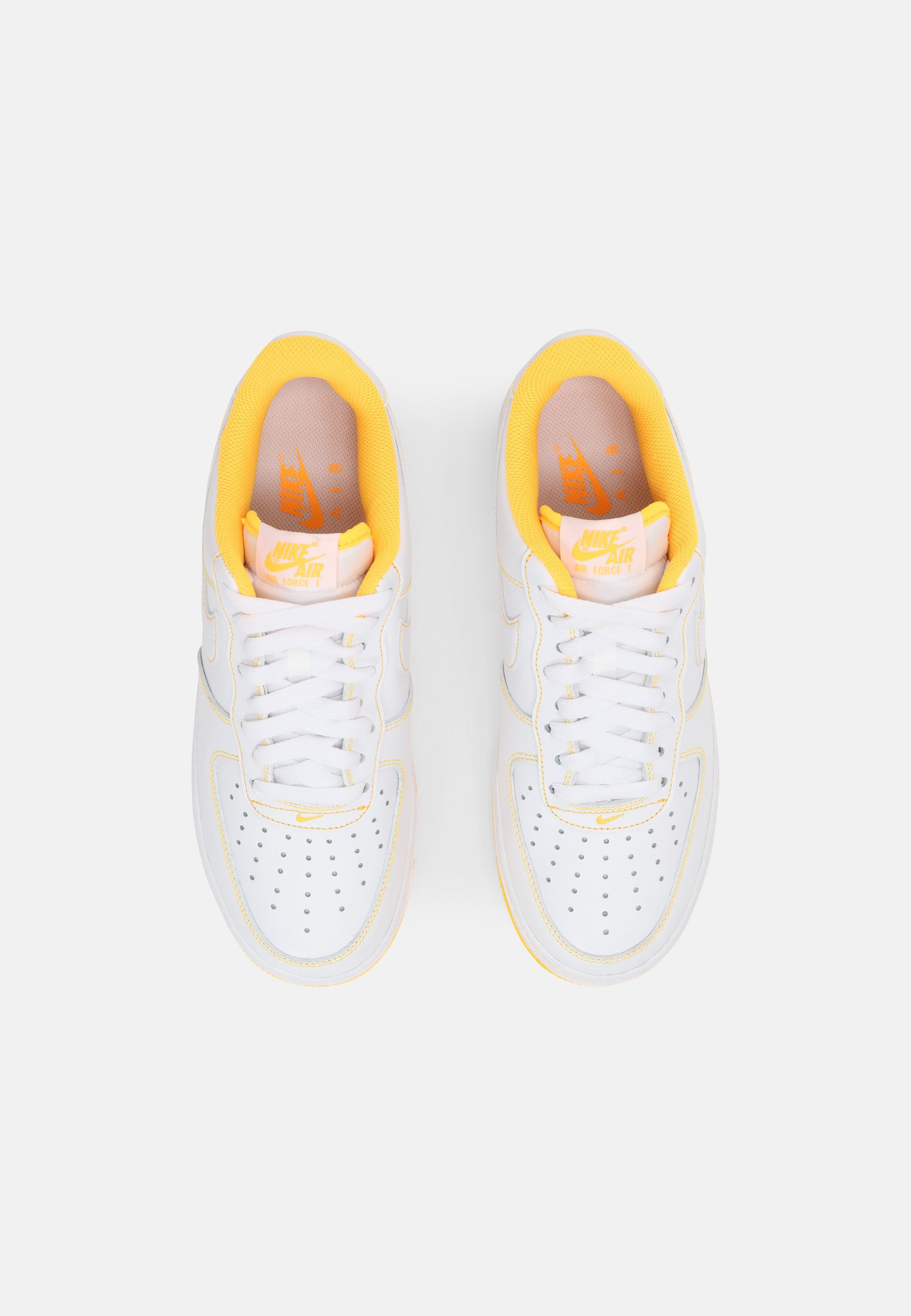 Nike Sportswear AIR FORCE 1 '07 STITCH UNISEX - Sneakers laag - white/laser  orange/wit - Zalando.nl