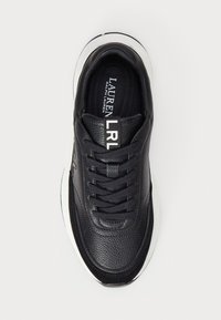 Lauren Ralph Lauren FRANKY SNEAKERS LOW TOP - Αθλητικά παπούτσια - black/black