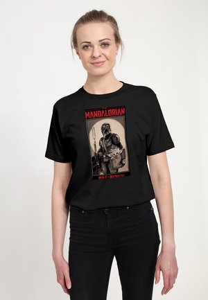 STAR WARS - MANDALORIAN THE MANDALORIAN - POSTER POSE - T-shirt imprimé - black