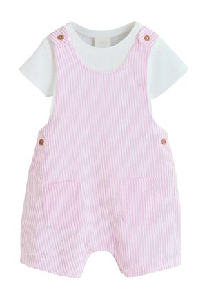 REGULAR FIT - SET 2 PIECE   - Body - pink and white stripe