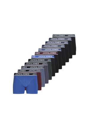 Jack & Jones bokserice u plavoj, burgundij, sivoj i crnoj boji. Mješavina pamuka. Mekani elastični pojas s logom. Prikazano više dodatnih pari.