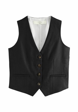 BUTTON THROUGH - Weste - black