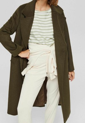 Klassischer Mantel - khaki