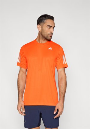 CLUB 3 STRIPES TEE - T-Shirt sport - pure orange