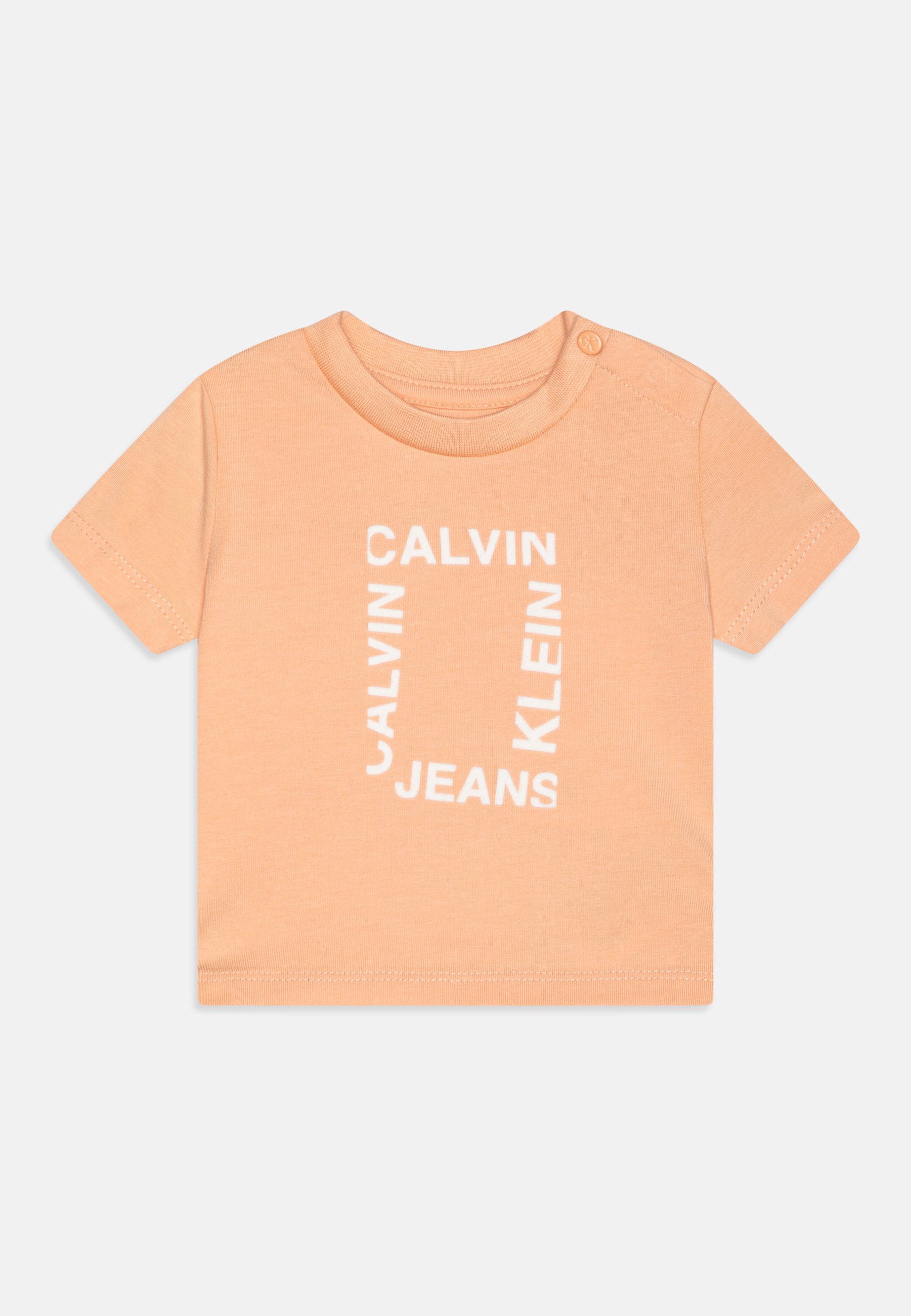 Calvin Klein Jeans GRID LOGO UNISEX Camiseta estampada pink