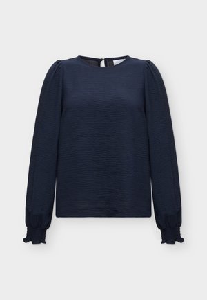 VILA, VIMAY LONGSLEEVE - Μπλούζα - navy blazer