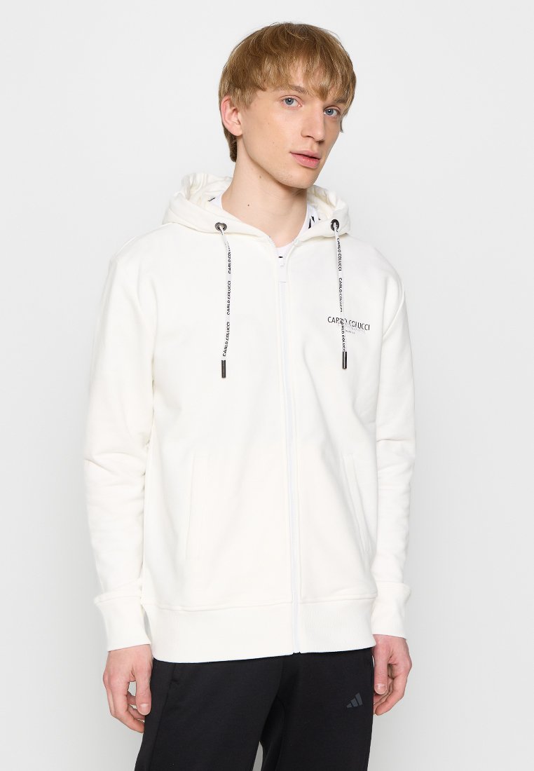 carlo colucci Sweater met rits crème carlo colucci Sweater met rits crème