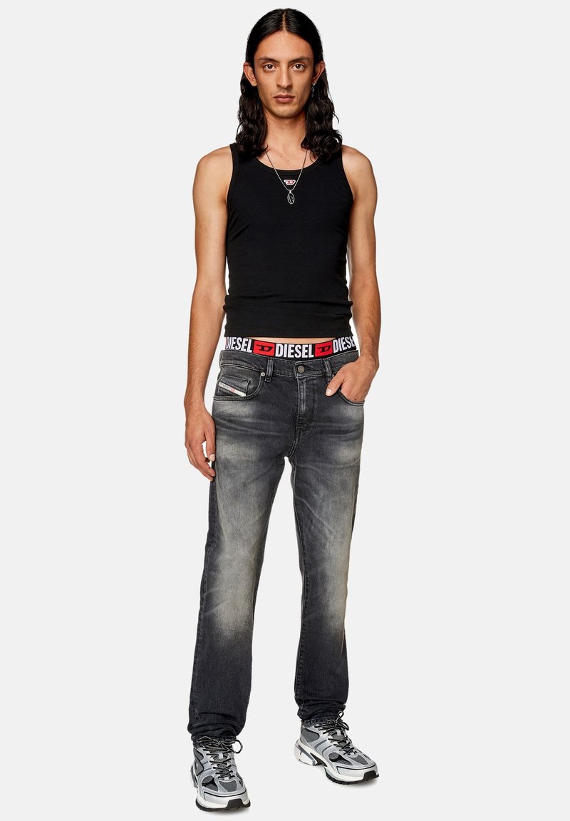 Diesel Straight leg jeans zwart Diesel Straight leg jeans zwart