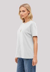 F4NT4STIC FINGER HERZ BESTICKT - Print T-shirt - weiß