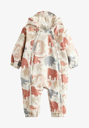 PACKABLE ALL-IN-ONE - REGULAR FIT - Žieminis kombinezonas - neutral grey safari print