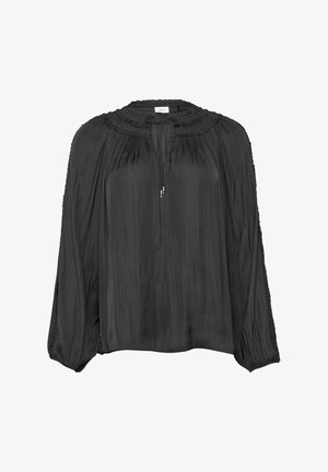 s.Oliver BLACK LABEL, MIT RÜSCHEN-DETAILS - Camicetta - schwarz