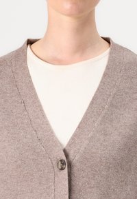 VILA VIRIL V NECK - Cardigan - brown