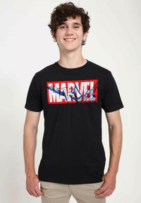 Marvel SPIDER-MAN CLASSIC SPIDER MARVEL UNISEX - Triko s potiskem - black