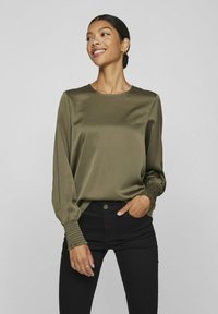 VILA Blouse - dusty olive