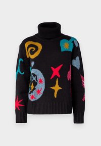 WOMENS SWEATER ROLL NECK - Strickpullover - black