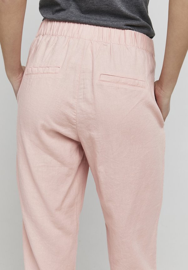 OXALFA LINEN MIX - Trousers - coral cloud2