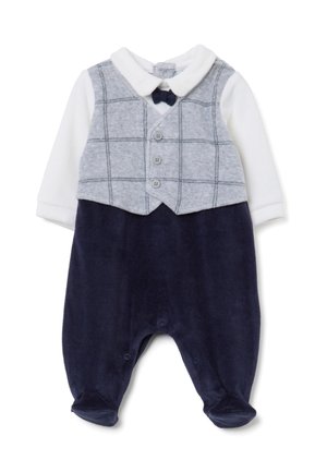 Chaleco - blue white grey