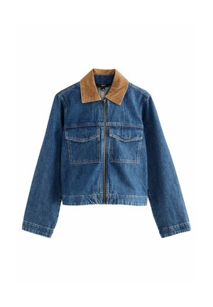 ZIP FRONT- REGULAR FIT - Denimová bunda - mid blue