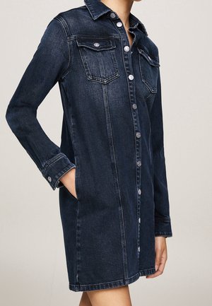 Robe en jean - dark-blue denim