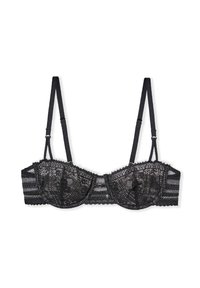 AURA - Reggiseno a balconcino - black lurex