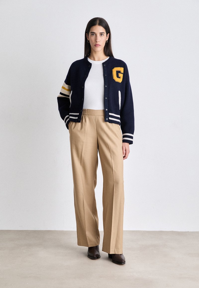 GANT PULL ON PANTS - Kalhoty - warm khaki