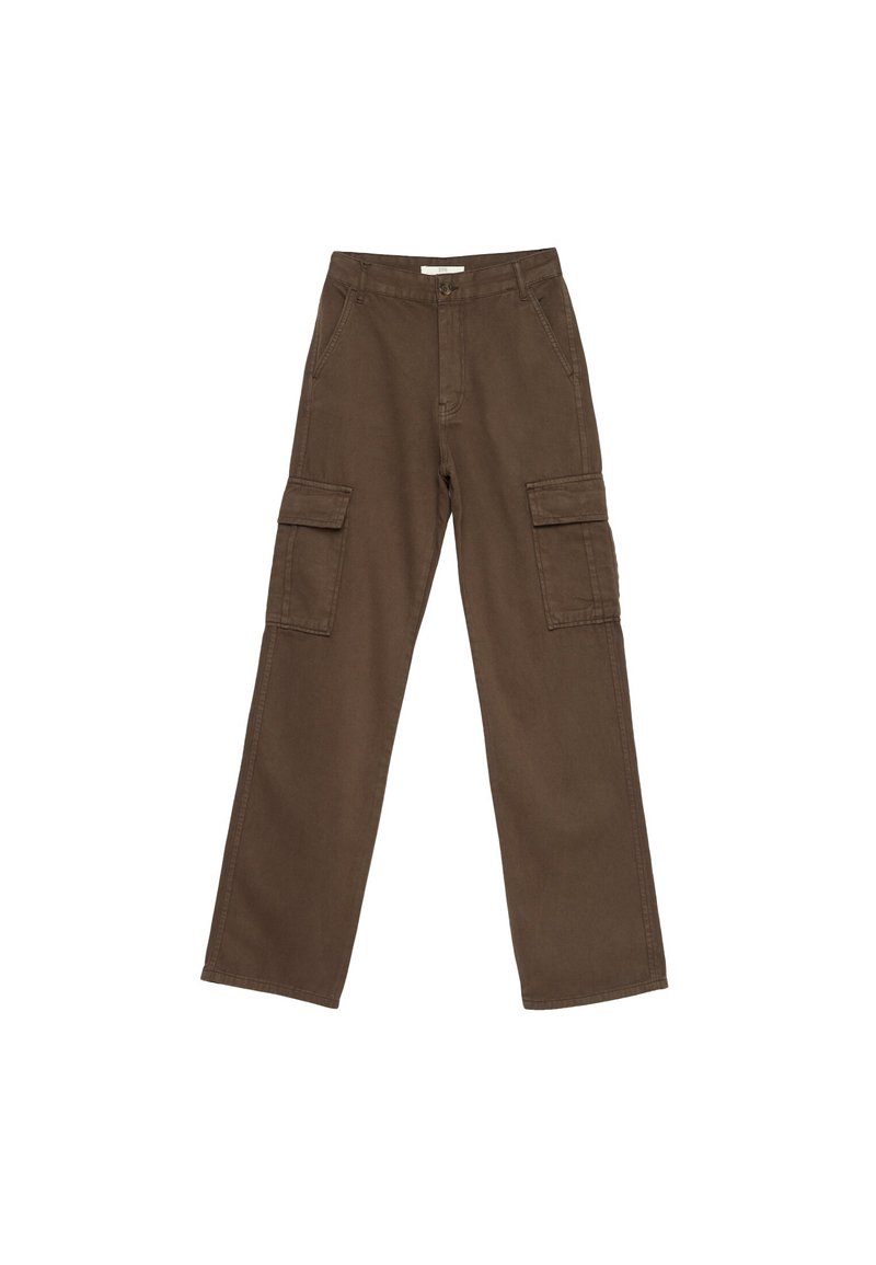 Stradivarius Cargobroek donkerbruin