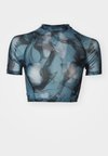 SCULPT - T-shirt desportiva - smoke teal
