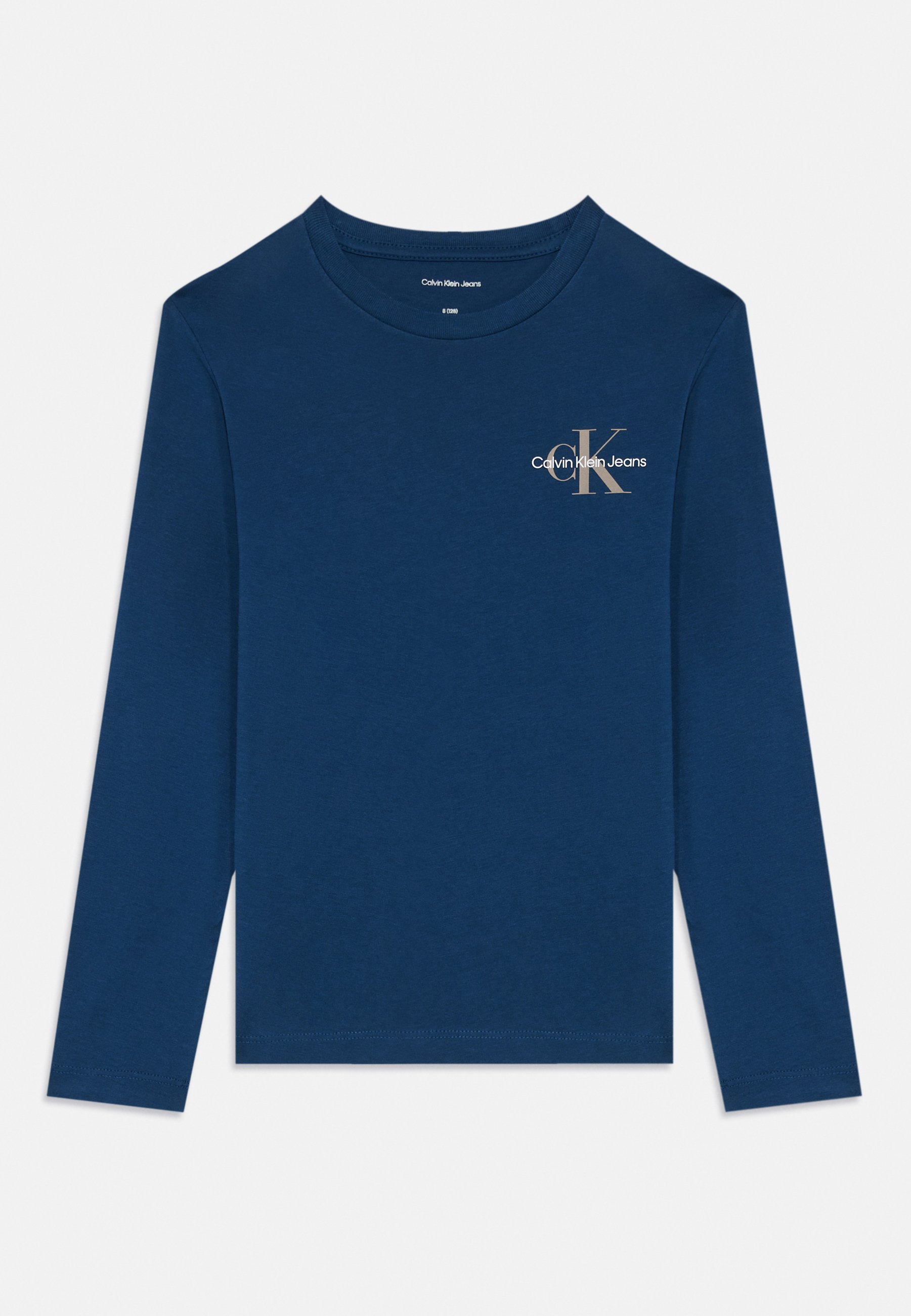 Calvin Klein Jeans CHEST MONOLOGO UNISEX Longsleeve blue jean