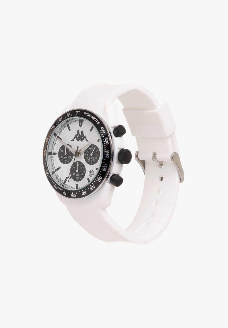 Kappa RUSH - Rannekello ajanottotoiminnolla - white black