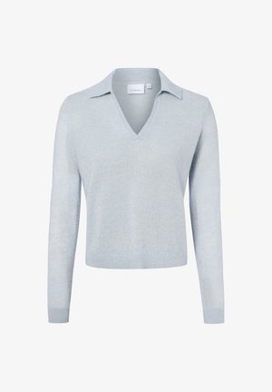 comma, COMMA STRICKPULLOVER - Strickpullover - hellblau
