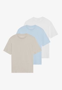 Unselected, beige/light blue/white