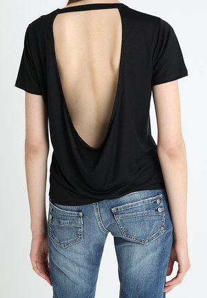 Tigha Camiseta estampada - black