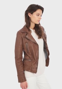 Oakwood VIDEO - Veste en cuir - light brown